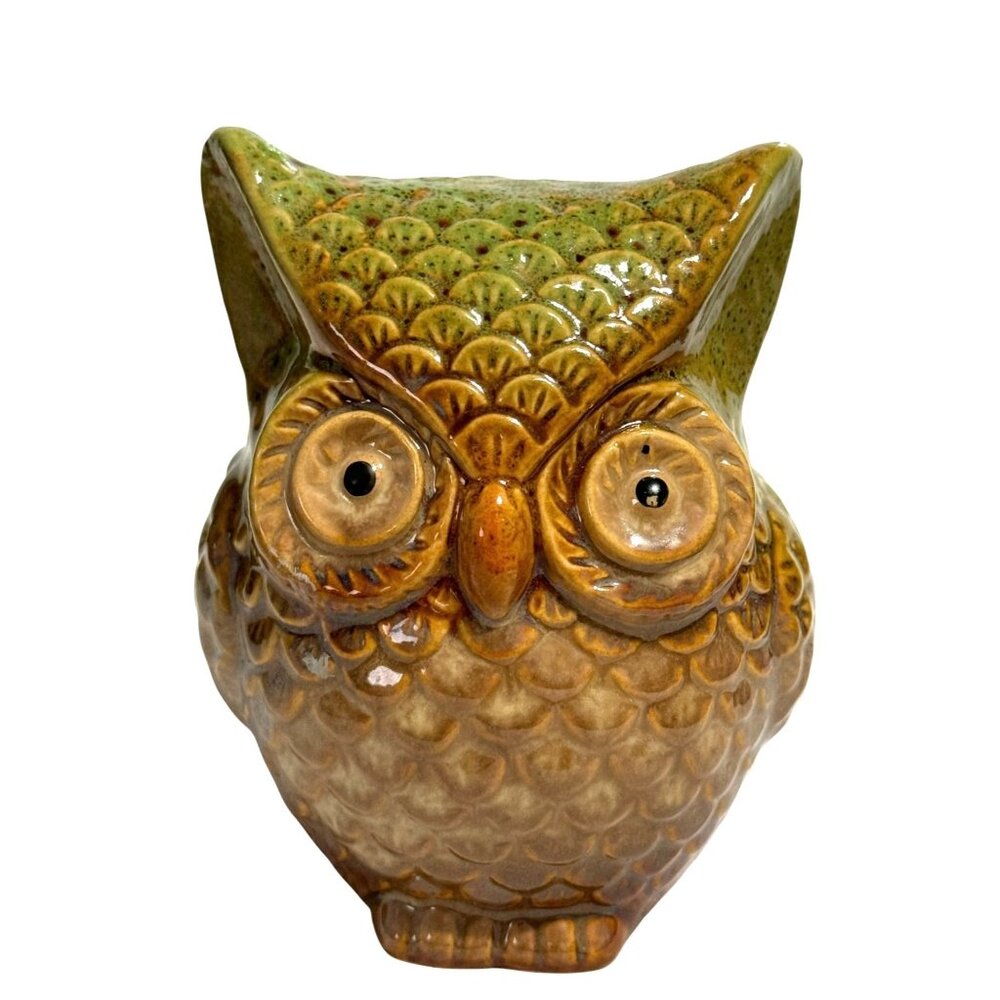 Vintage Ceramic Decorative Owl Figurine